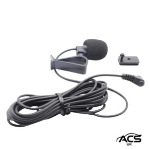 External Microphone with 2m Assembly Cable Mic for Car and Vehicle Head Unit